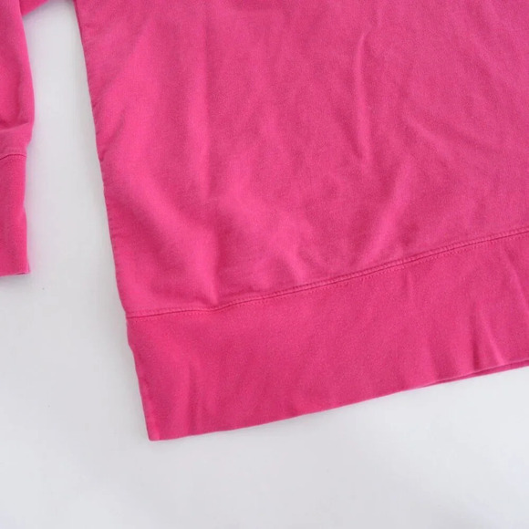 Vintage Image 80's Pink Half Zip Pullover Barbiecore Sweater M - Picture 7 of 9